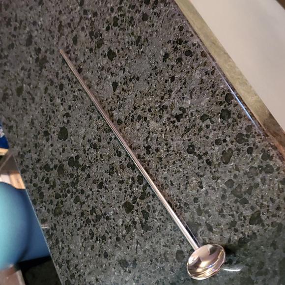 ☆RARE FIND☆ ELLA L. CONE Sterling Silver Antique Bar Stir Spoon (stamped) - Picture 4 of 9